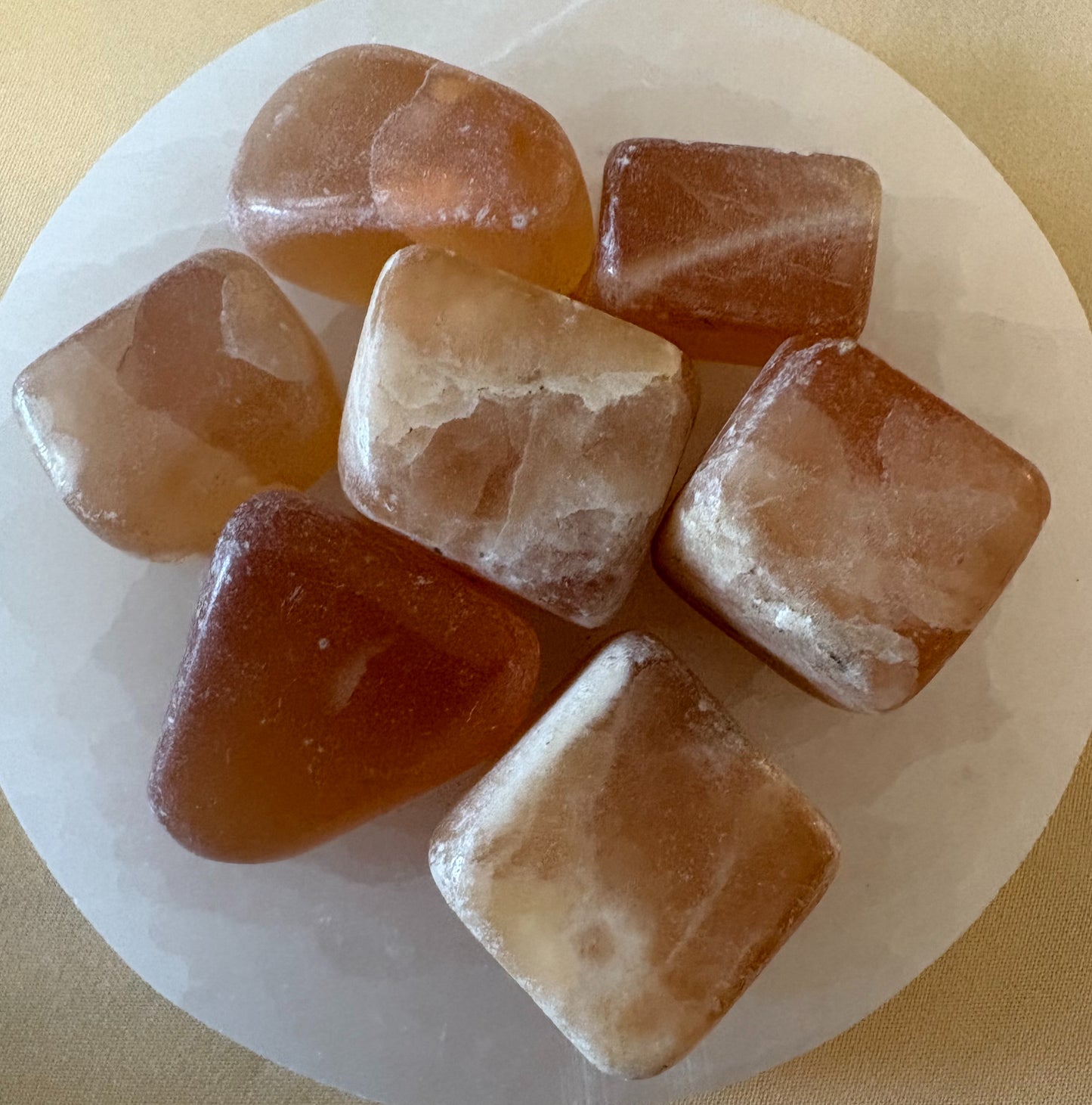 Honey CalciteTumbled Stone